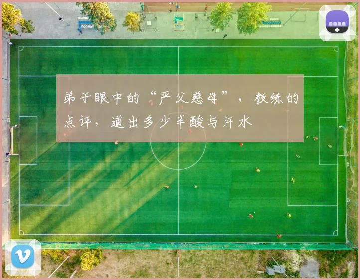 弟子眼中的“严父慈母”,教练的点评,道出多少辛酸与汗水